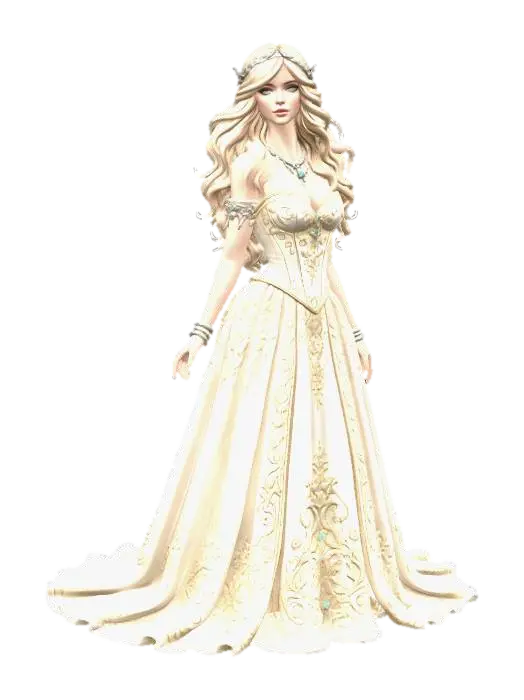 Cream with gold - Color 3D model, vytvořený pomocí AI