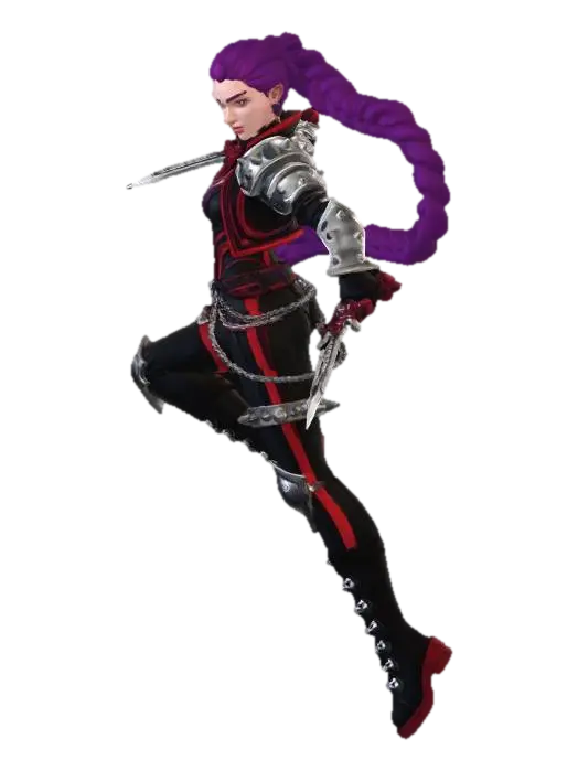K Pop Demon hunter, Rumi - Kpop 3D model, vytvořený pomocí AI