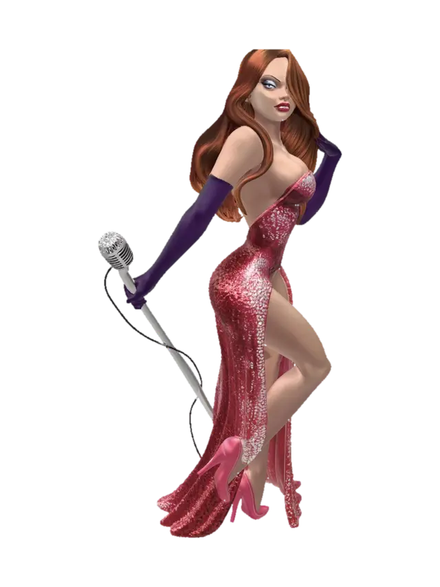 Scarlet Serenade 3D model, vytvořený pomocí AI