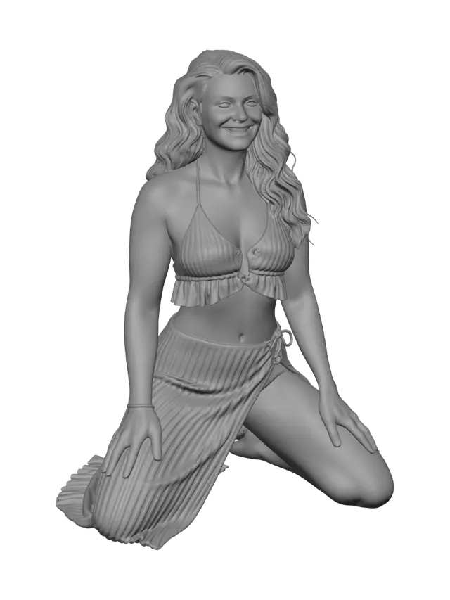 3D model for Sunlit Beach Elegance