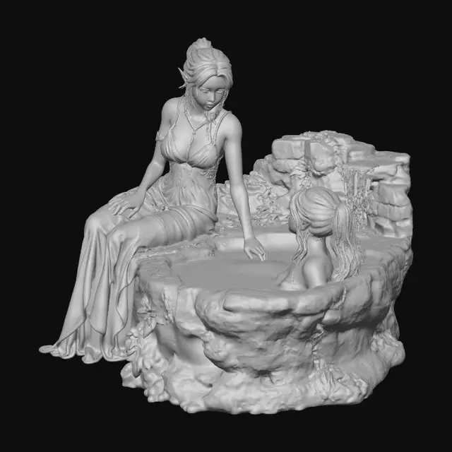 3D model for Elven Reverie at the Stone Pool
