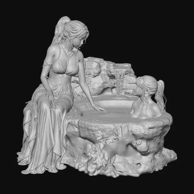3D model for Elven Reverie at the Stone Pool