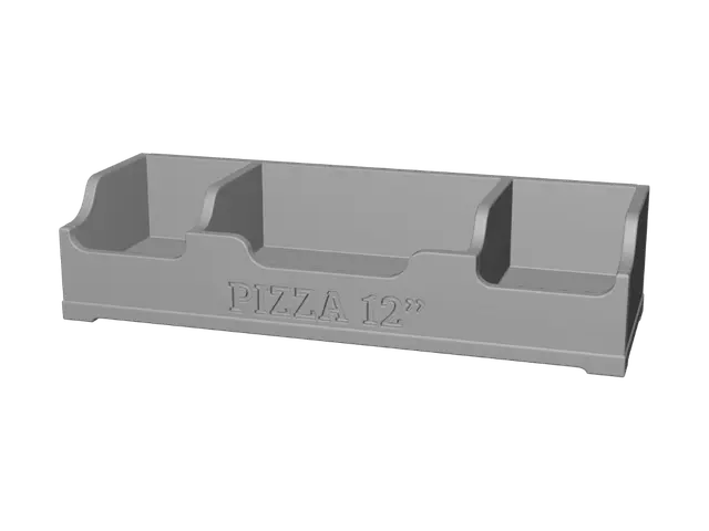 3D model for Wooden Pizza Box Organizer