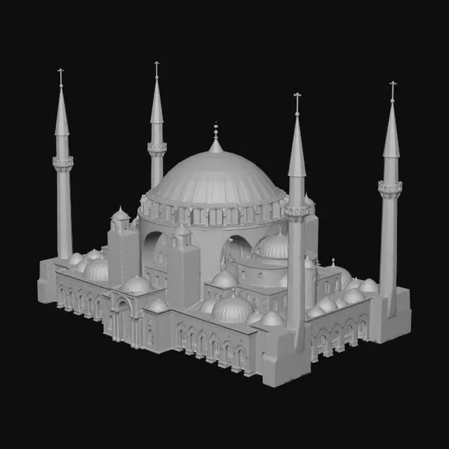 3D model for Hagia Sophia - Church - Cathedral - Mosque
