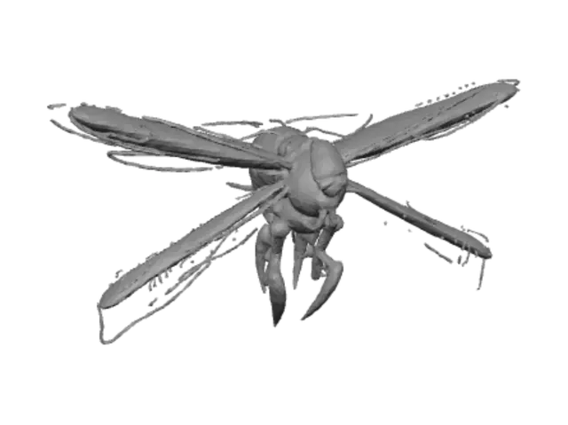 3D model for Crimson Dragonfly