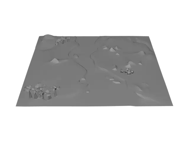 3D model for Azure River Through the Dunes