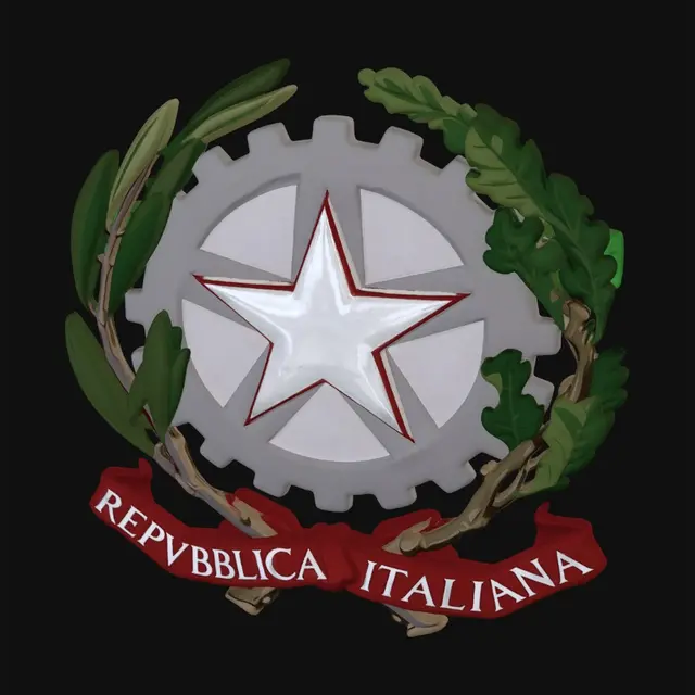 3D model for Emblem of the Italian Republic
