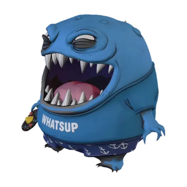 WhatsupWarp - Internet 3D model, vytvořený pomocí AI