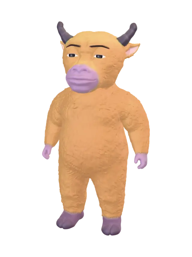 Niu Lai - Meme のAI生成3Dモデル