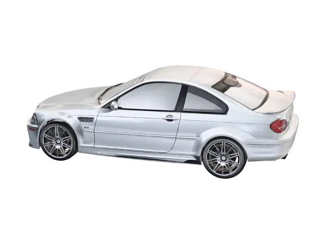 bmw m3 e46 alpina 3D model, vytvořený pomocí AI