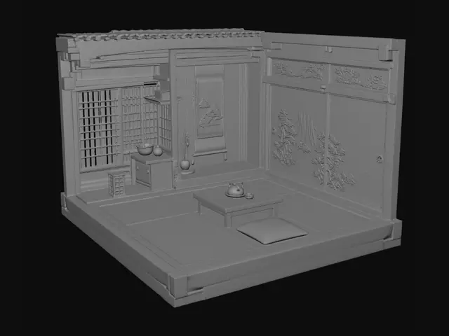 3D model for Miniature Japanese Tea Room
