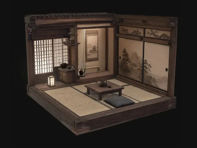 3D model for Miniature Japanese Tea Room