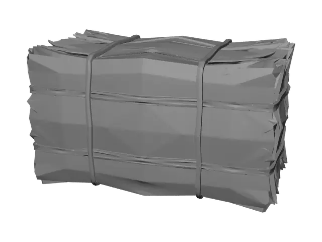 3D model for Low-Poly Hay Bale