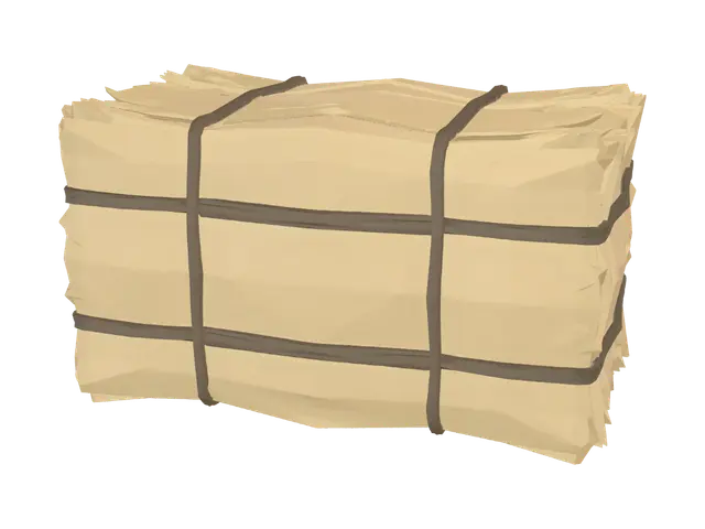 3D model for Low-Poly Hay Bale