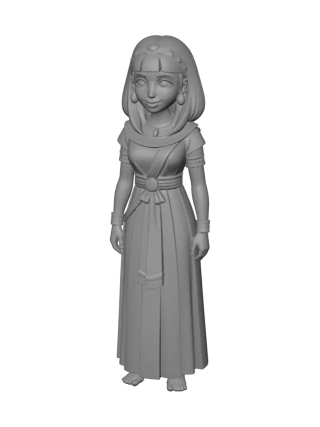 3D model for Egyptian Princess