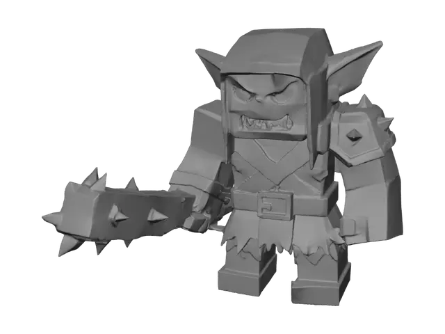 3D model for Spiked Gauntlet Orc