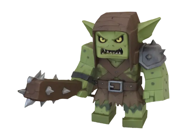 3D model for Spiked Gauntlet Orc