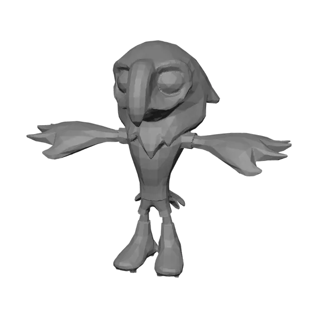 3D model for A mascot for the 2026 Fifa tournament featuring a red white and blue, 3 color picture. He's rooting for team USA and holding an American flag. On its shirt or skin have "Go Team USA!" On the front chest area. Something with animal like features