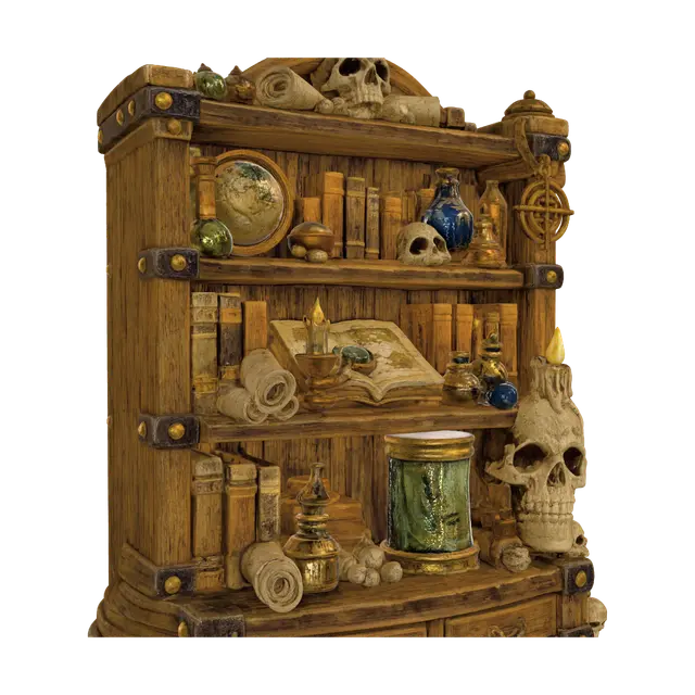 3D model for The Necromancer's Library