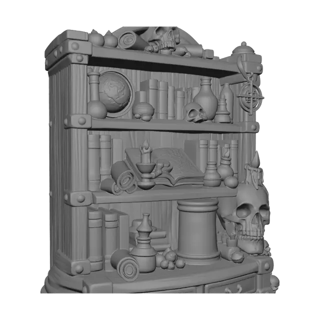 3D model for The Necromancer's Library