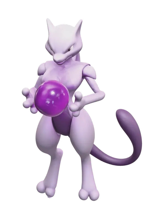 3D model for Mewtwo Build