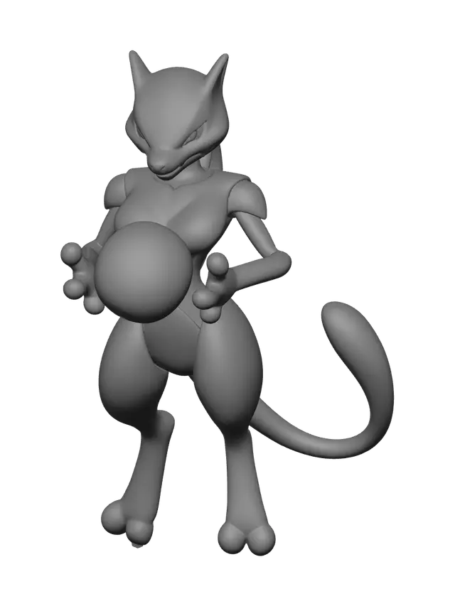 3D model for Mewtwo Build