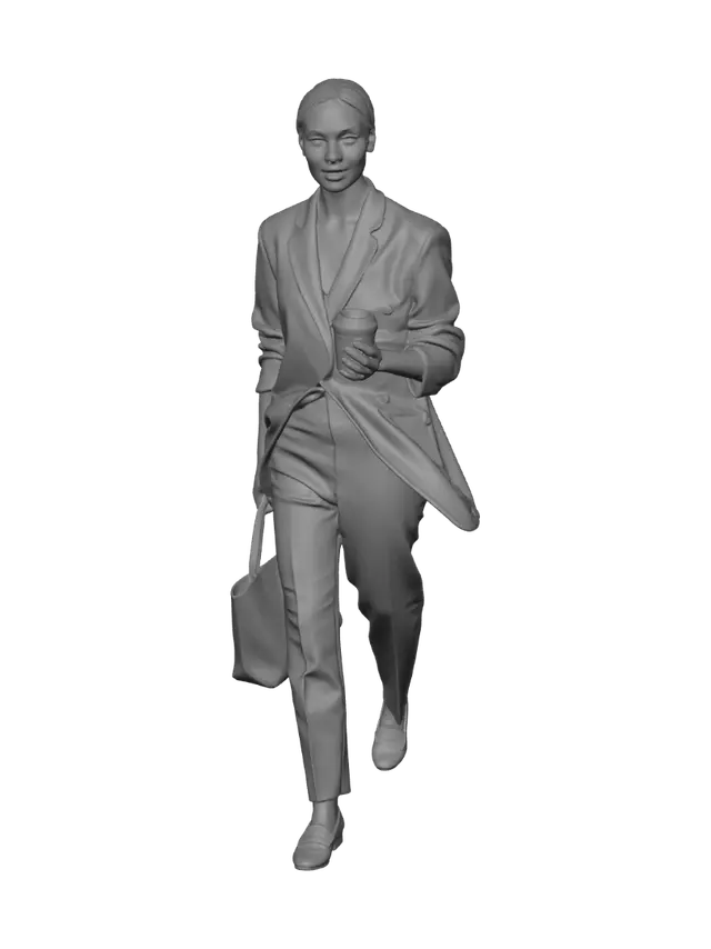 3D model for City Chic Morning Commute
