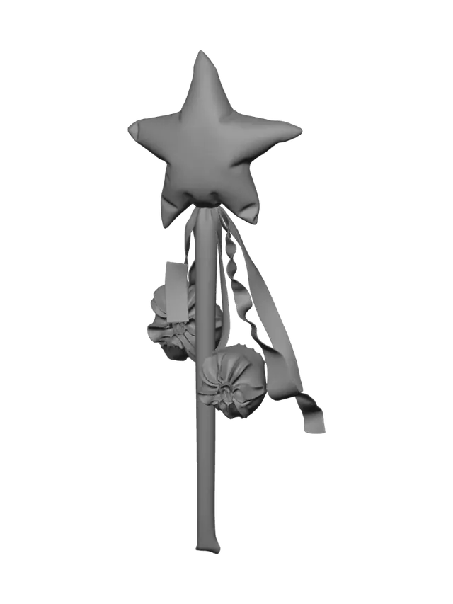 3D model for Pink Star Wand