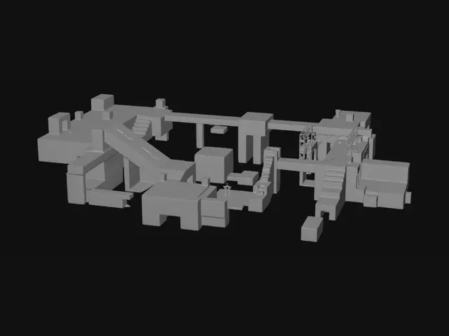 3D model for 2D Isometric Level Blockout