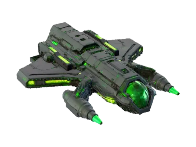 Galactic Cruiser - Intergalactic 3D model, vytvořený pomocí AI