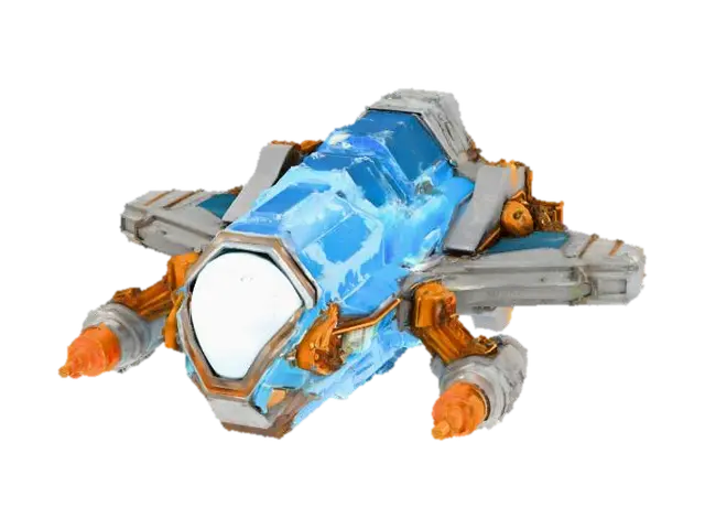 Galactic Cruiser - Intergalactic 3D model, vytvořený pomocí AI