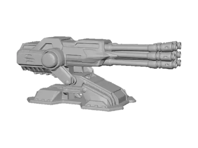3D model for Laser Turret Cannon