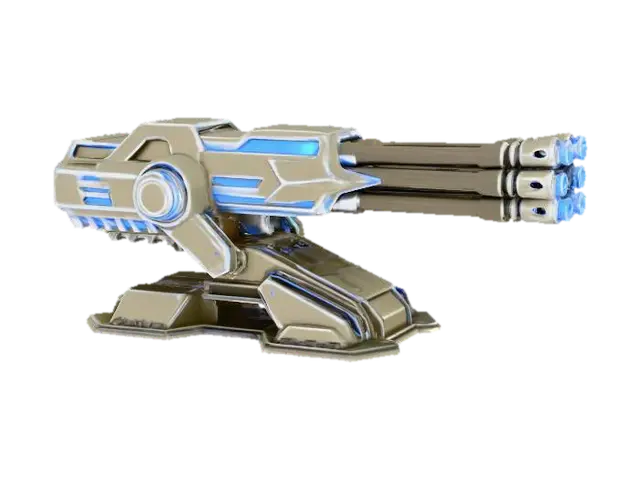 3D model for Laser Turret Cannon