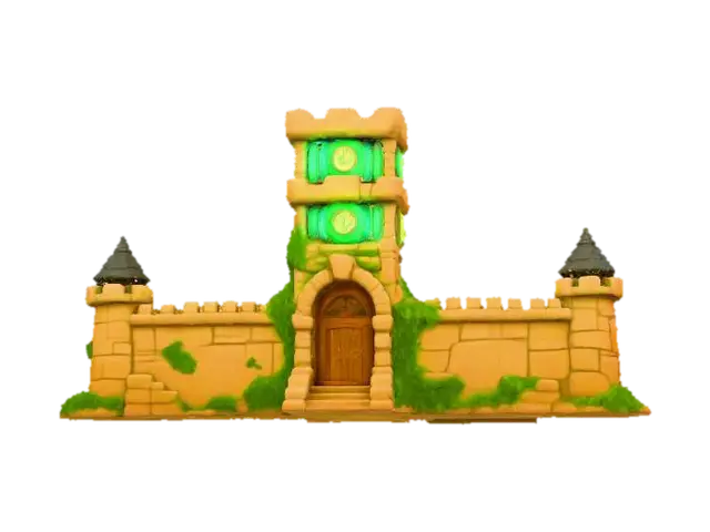 Fortune Fortress - Fantastical 3D model, vytvořený pomocí AI