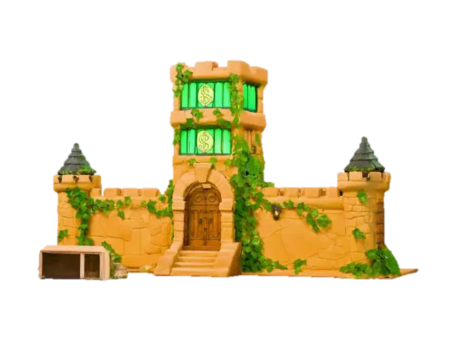 Fortune Fortress - Fantastical 3D model, vytvořený pomocí AI