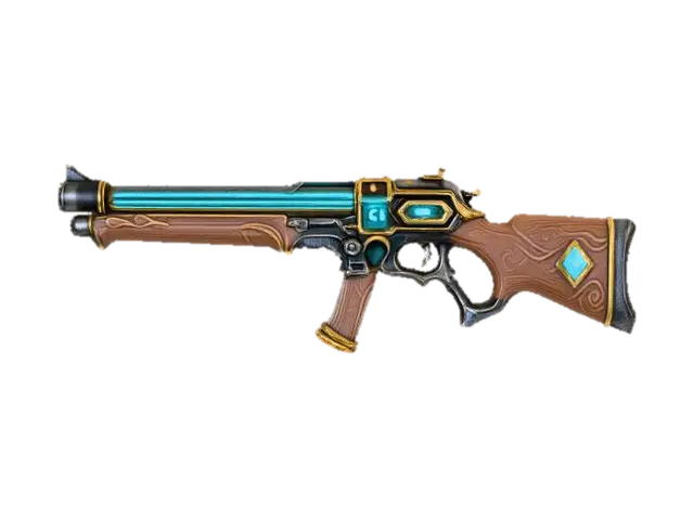 Steampunk-X-Sc0rn Rifle - Xscorngames 3D model, vytvořený pomocí AI