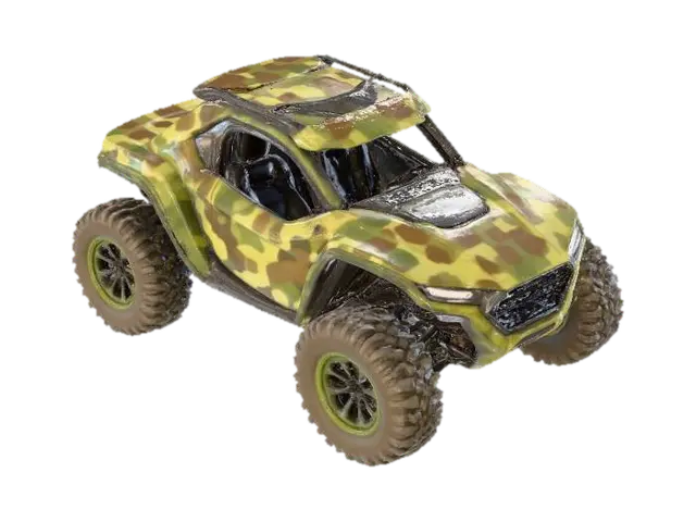 Mô hình 3D Desert Camo Buggy, #Thanksgiving# - Offroad, được tạo bằng AI