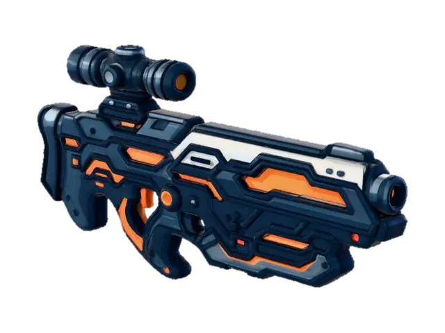 Neon Blaster, #Thanksgiving# - Rgb 3D model, vytvořený pomocí AI