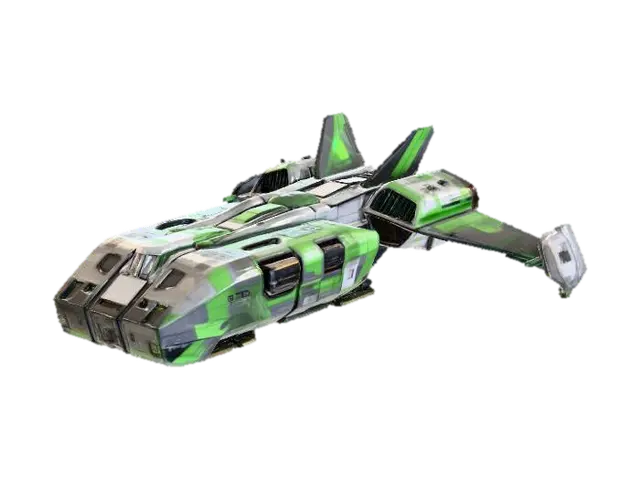 Modello 3D Emerald Voyager Spaceflyer - Explorer, generato dall’IA