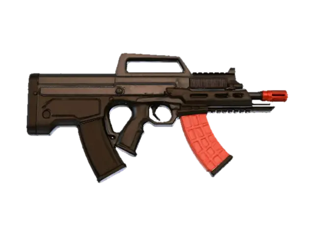 X-Tactical Rifle - Assault 3D model, vytvořený pomocí AI