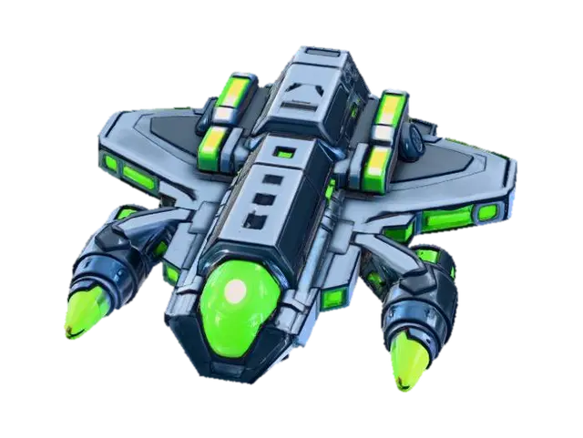 Galactic Cruiser X Revival 3D model, vytvořený pomocí AI