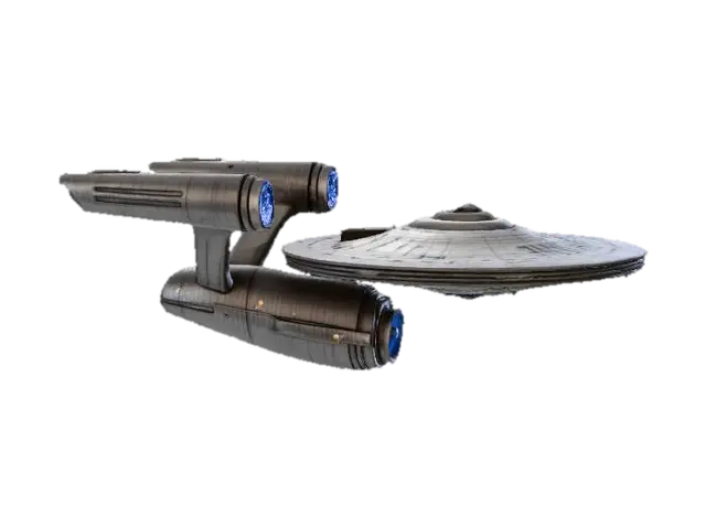 Starship Odyssey 3D model, vytvořený pomocí AI
