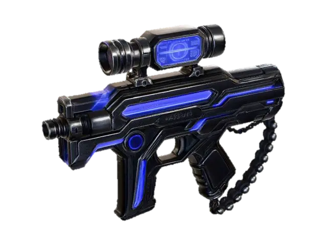 Neon Pulse Blaster, #Christmas2025# 3D model, vytvořený pomocí AI