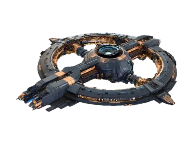 Celestial Gateway, #Christmas2025# - Event 3D model, vytvořený pomocí AI