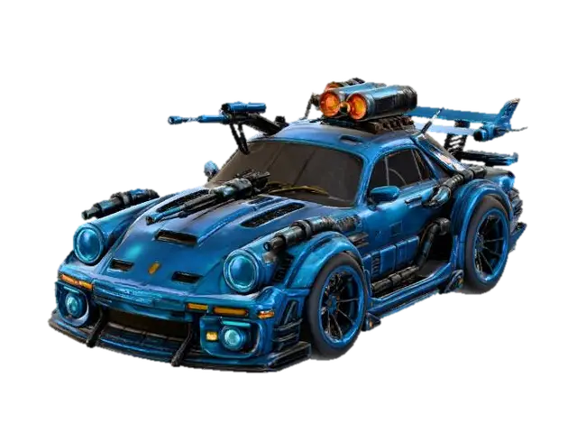 Modello 3D Cybercar Evolution X - Electric, generato dall’IA