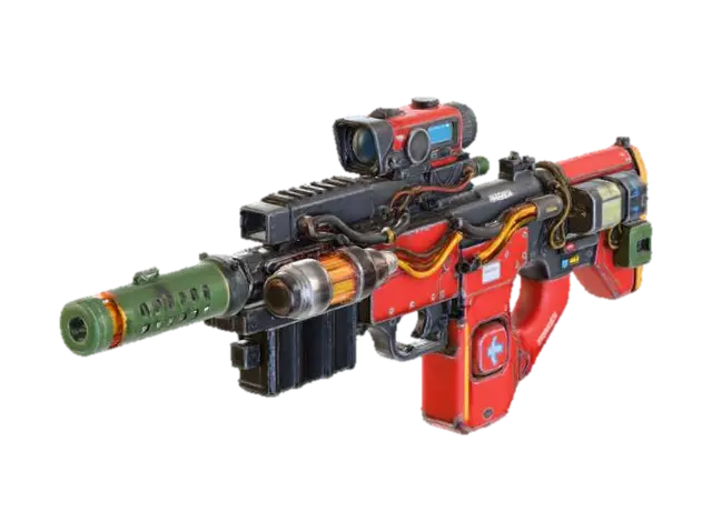 Health X Rifle 3D model, vytvořený pomocí AI