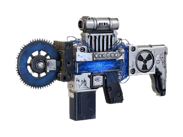 Modello 3D Tesla Power Saw Gun X - Electric, generato dall’IA