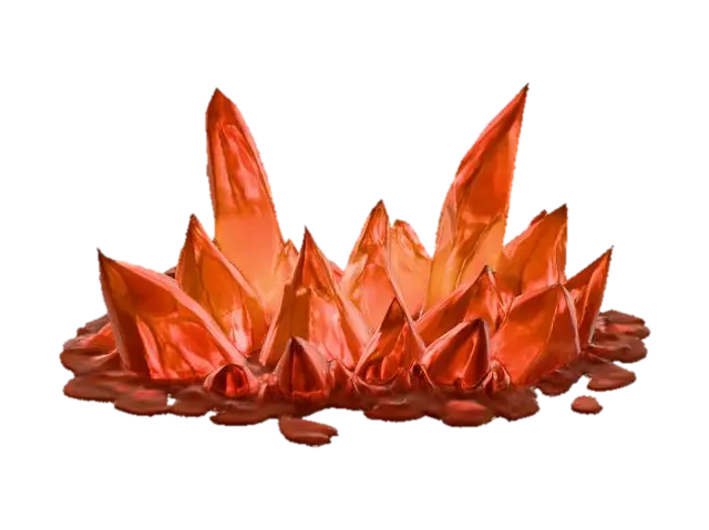 Ice Spires - Geometry 3D model, vytvořený pomocí AI