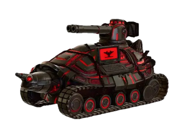 Modello 3D Turtle_X_Tank - Fusion, generato dall’IA