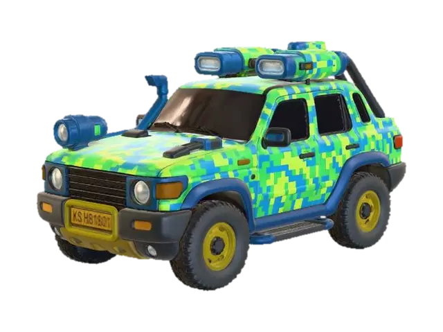 Mô hình 3D X_Off-Road-Racer - Offroad, được tạo bằng AI